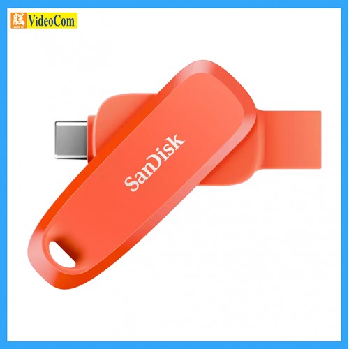 SANDISK 128GB Ultra Dual Drive Go USB 3.2 Gen1 Type-C (100MB) Nasturium Orange 5Y 772-4677-P SANDISK 128GB Ultra Dual Drive Go USB 3.2 Gen1 Type-C (100MB) Nasturium Orange 5Y 772-4677-P